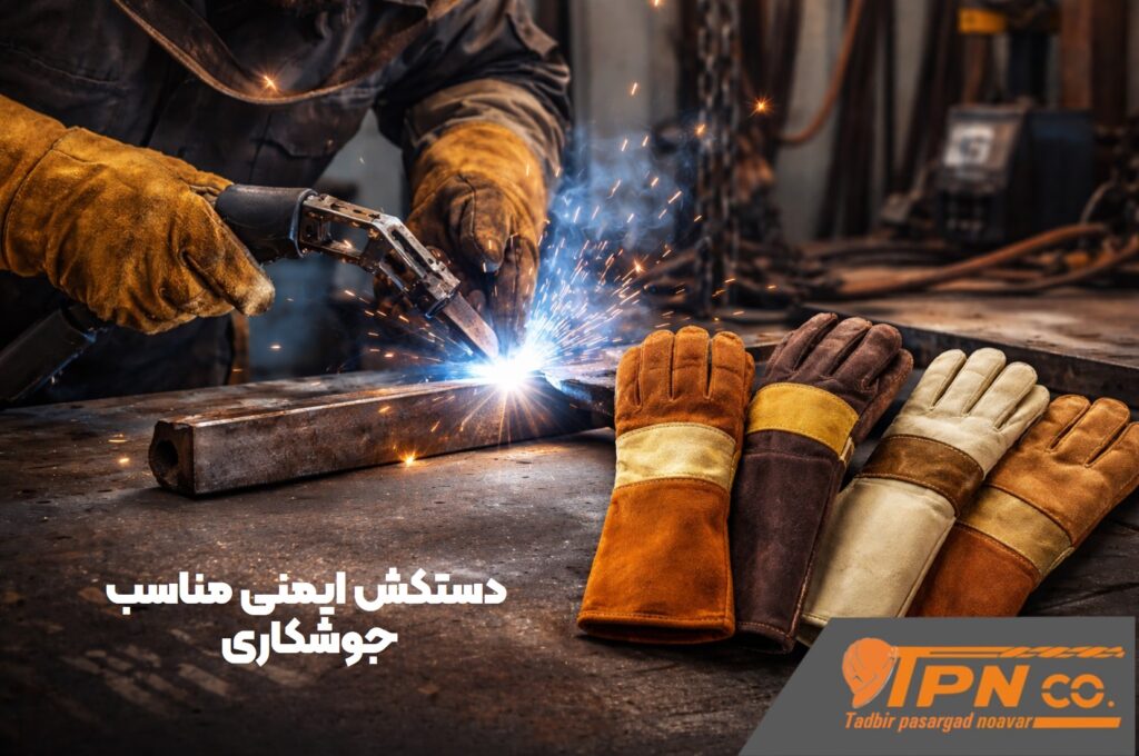 دستکش ایمنی مناسب جوشکاری