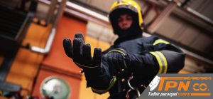 دستکش اتش نشانی مقاوم در برابر آتش سوزی: