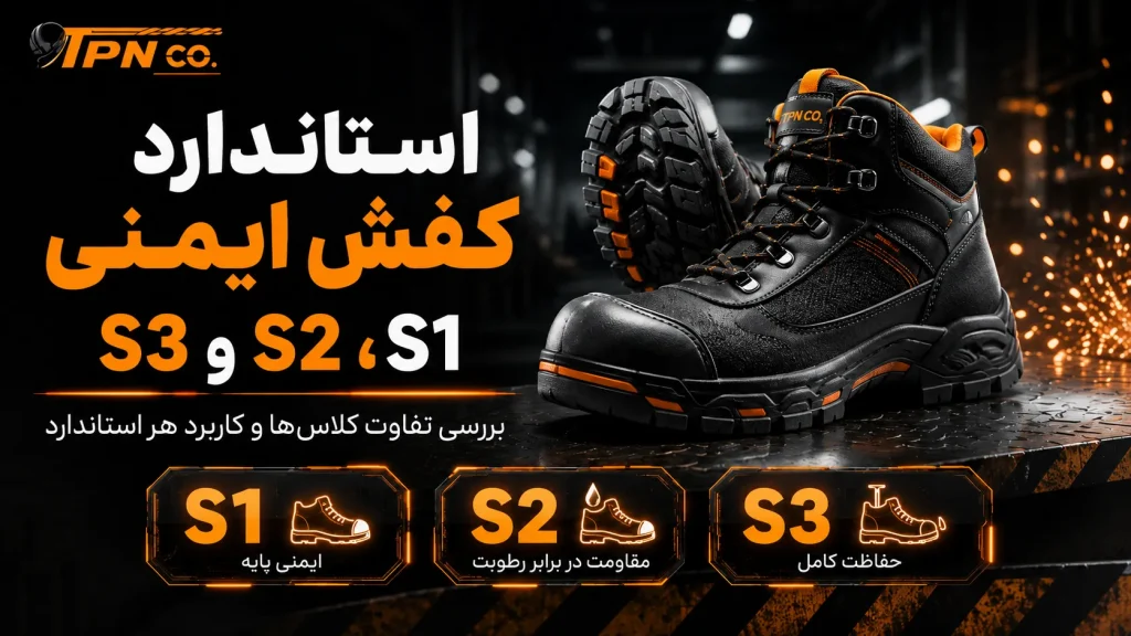 استاندارد کفش ایمنی S1 تا S3 چیست؟
